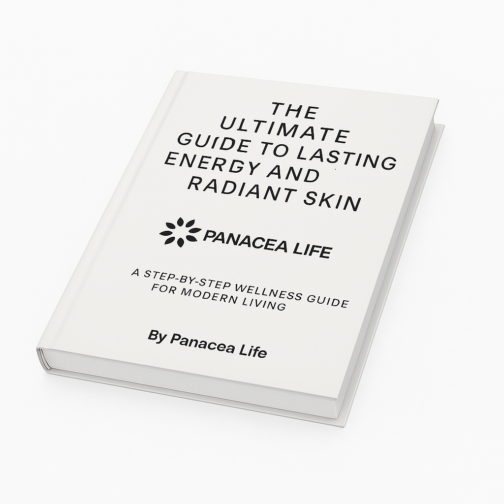 The Ultimate Guide to Lasting Energy and Radiant Skin — Panacea Life e-book cover